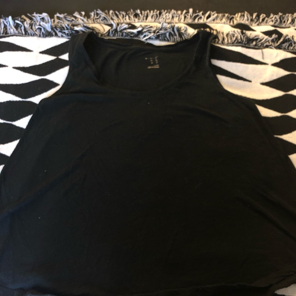 Black tank top